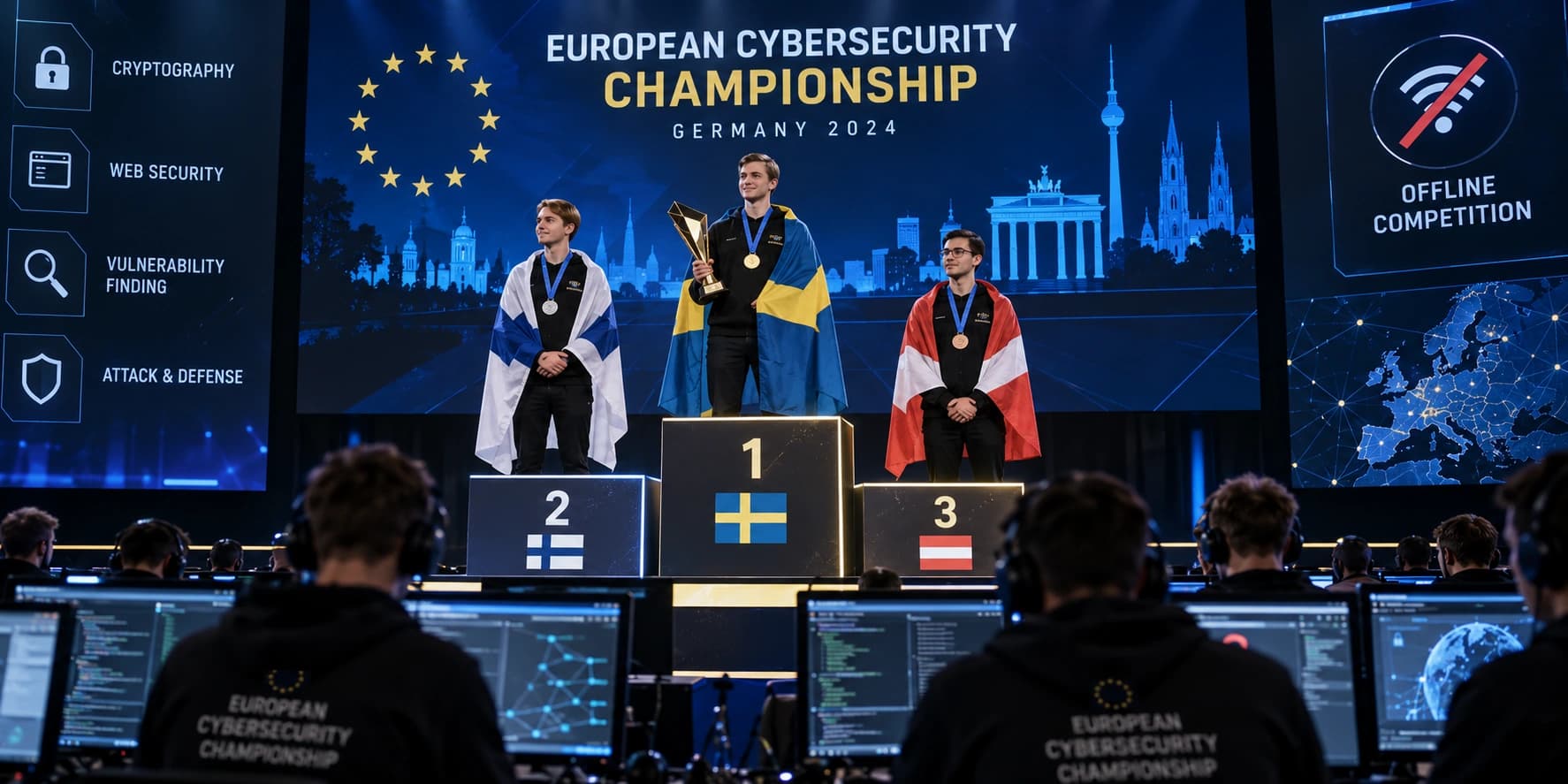 Sverige vann EM i cybersäkerhet efter tävling mot 35 nationer